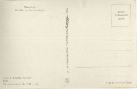 Eisenach - Wartburg, Lutherstube