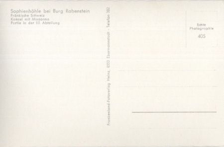 Fränkische Schweiz - Sophienhöhle
