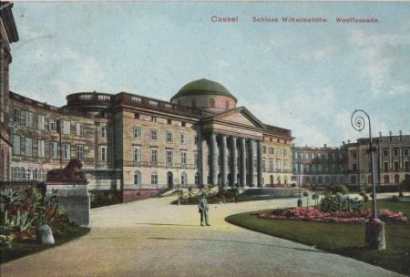 Cassel - Kassel - Wilhelmshöhe, Westfassade Cassel - Kassel - Wilhelmshöhe, Westfassade