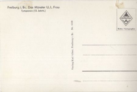 Freiburg - Münster, Tympanon