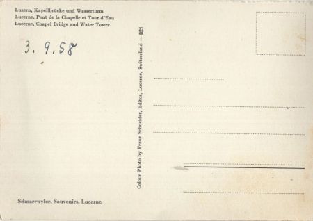 Luzern - Schweiz - Kapellbrücke