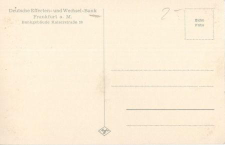 Frankfurt Main - Deutsche Effecten- und Wechselbank