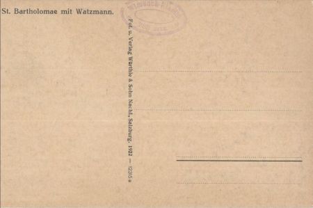 Sankt Bartolomä (OT von Schönau) - mit Watzmann