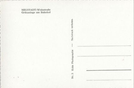 Neustadt Weinstraße - Grünanlage am Bahnhof