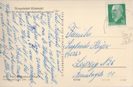 Dingelstädt, Eichsfeld - Platz der Deutsch-Sowjetischen Freundschaft