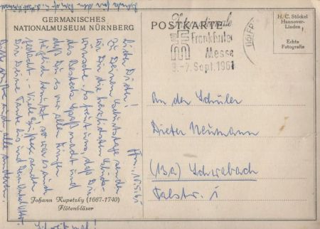 Johann Rupetzky Flötenbläser