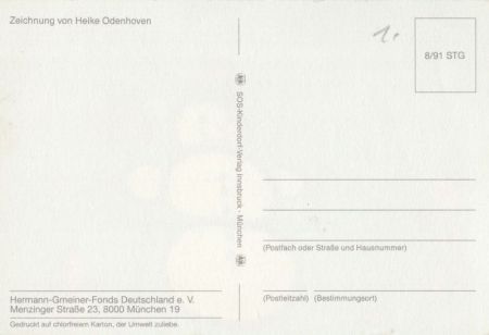 Schneemann Zeichnung