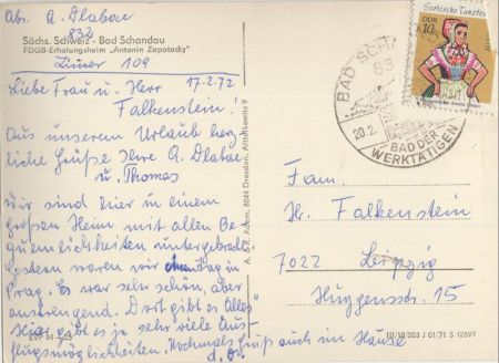 Bad Schandau - Erholungsheim Antonin Zapotocky Bad Schandau - Erholungsheim Antonin Zapotocky