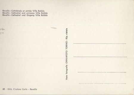 Ravello - Italien - Duomo e ingresso Villa Rufolo