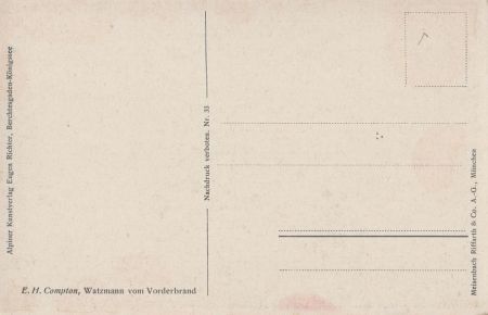 Watzmann - vom Vorderbrand