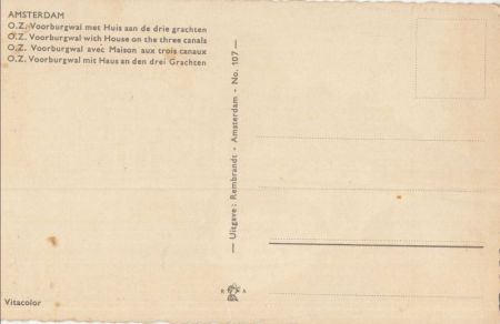 Amsterdam - Niederlande - Voorburgwal Amsterdam - Niederlande - Voorburgwal