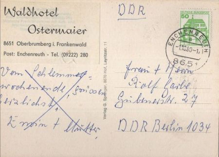 Helmbrechts-Oberbrumberg - Waldhotel Ostermaier