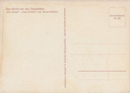 Ahr - Gaststätten