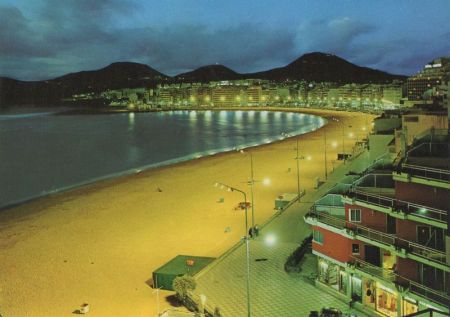 Las Palmas - Spanien - vista nocturna Las Palmas - Spanien - vista nocturna