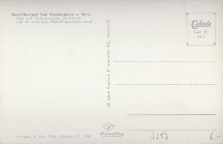 Bad Gandersheim - Oterbergsee, Zollschule