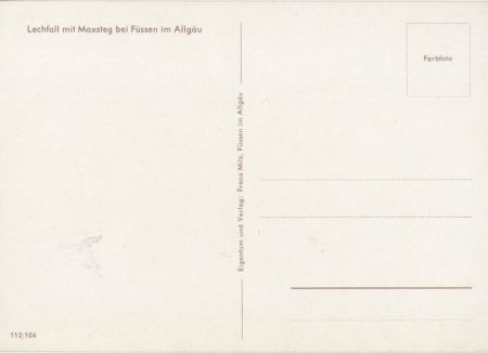 Füssen - Lechfall mit Maxsteg