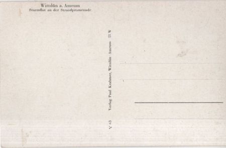 Wittdün, Amrum - Sturmflut