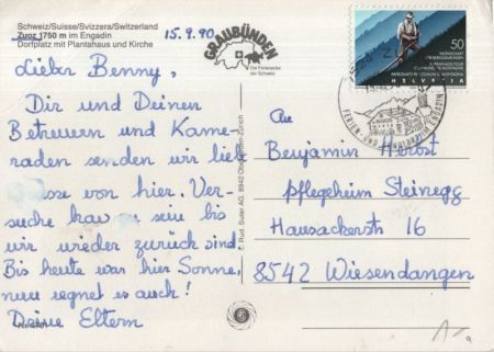 Zuoz - Schweiz - mit Kirche
