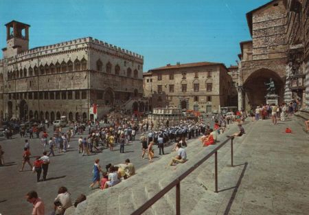 Perugia - Italien - Piazza IV Novembre Perugia - Italien - Piazza IV Novembre
