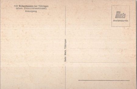 Tübingen-Bebenhausen - Cistercienserkloster, Kreuzgang