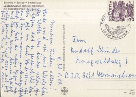 Lauterbrunnen - Schweiz - mit Staubbachfall