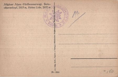 Heilbronnerweg - mit Schnee