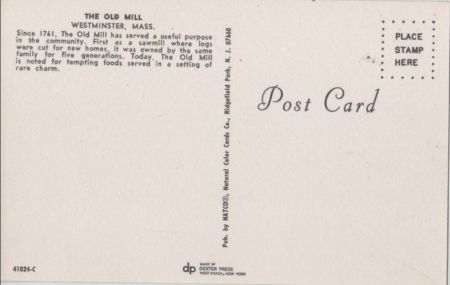 Westminster - USA - Old Mill Westminster - USA - Old Mill