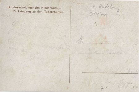 Niederrödern - Frankreich - Bundeserholungsheim Niederrödern - Frankreich - Bundeserholungsheim