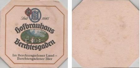 Bierdeckel quadratisch - Hofbrauhaus Berchtesgaden Bierdeckel quadratisch - Hofbrauhaus Berchtesgaden