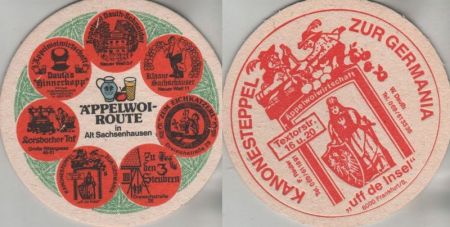 Bierdeckel rund - Äppelwoi Bierdeckel rund - Äppelwoi
