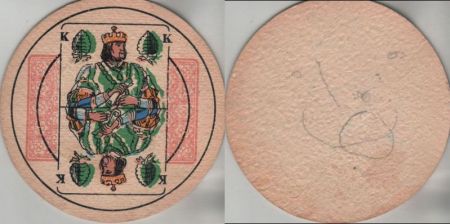 Bierdeckel rund - Eichel König Bierdeckel rund - Eichel König