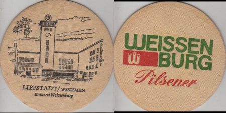 Bierdeckel rund - Weissenburg Bierdeckel rund - Weissenburg