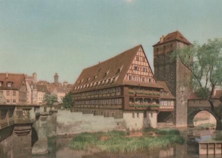 Nürnberg - Weinstadel und Henkersteg - ca. 1965 Nürnberg - Weinstadel und Henkersteg - ca. 1965