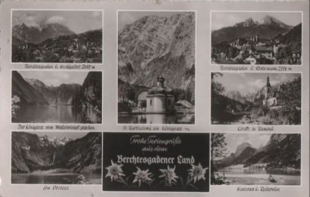 Berchtesgadener Land - u.a. Am Obersee - 1957 Berchtesgadener Land - u.a. Am Obersee - 1957