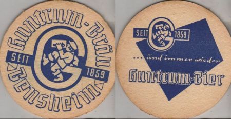 Bierdeckel rund - Guntrum Bierdeckel rund - Guntrum