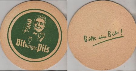 Bierdeckel rund - Bitburger Bierdeckel rund - Bitburger