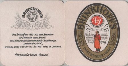 Bierdeckel quadratisch - Brinkhoff Bierdeckel quadratisch - Brinkhoff