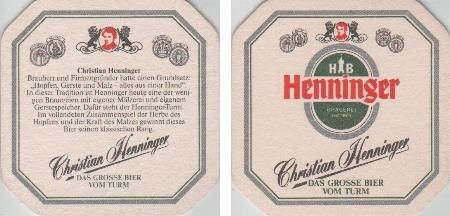 Bierdeckel quadratisch - Christian Henninger - Bier Bierdeckel quadratisch - Christian Henninger - Bier