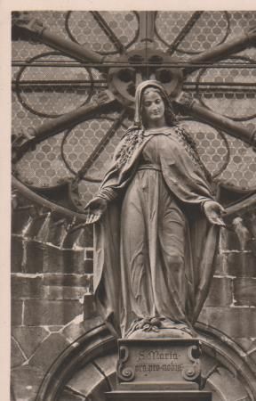 Münster in Freiburg - Madonna - 1957 Münster in Freiburg - Madonna - 1957