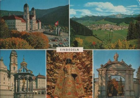 Schweiz - Einsiedeln - 5 Teilbilder - 1973 Schweiz - Einsiedeln - 5 Teilbilder - 1973