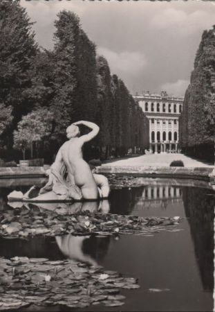 Österreich - Wien - Schloß Schönbrunn, Sternbassin - ca. 1965 Österreich - Wien - Schloß Schönbrunn, Sternbassin - ca. 1965