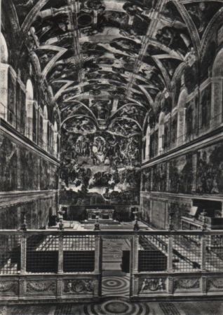 Vatikan - Vatikanstadt - Cappella Sistina - 1957 Vatikan - Vatikanstadt - Cappella Sistina - 1957