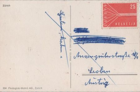 Zürich - Schweiz - Bootsanleger