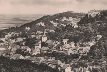 Blankenburg - Blick vom Eichenberg - 1964 Blankenburg - Blick vom Eichenberg - 1964