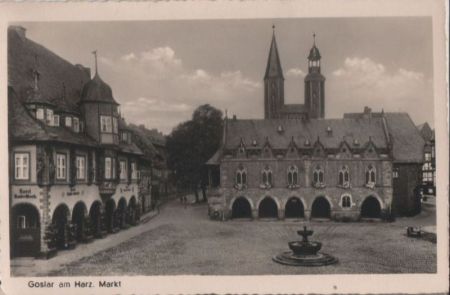 Goslar - Markt - 1950 Goslar - Markt - 1950