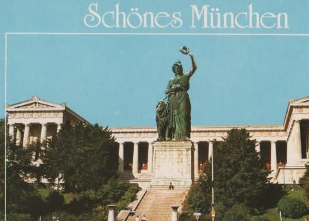 München - Bavaria mit Ruhmeshalle - ca. 1985 München - Bavaria mit Ruhmeshalle - ca. 1985