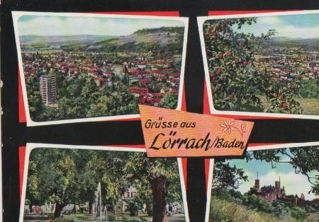 Lörrach in Baden - ca. 1975 Lörrach in Baden - ca. 1975
