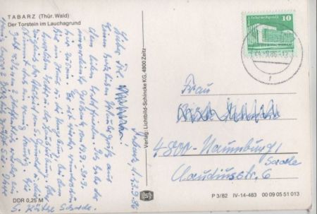 Tabarz / Thüringer Wald - Torstein im Lauchagrund