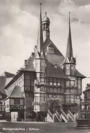 Wernigerode - Rathaus - 1983 Wernigerode - Rathaus - 1983
