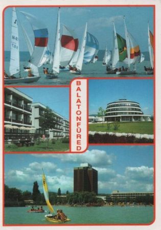 Ungarn - Balatonfüred - 4 Teilbilder - 1983 Ungarn - Balatonfüred - 4 Teilbilder - 1983